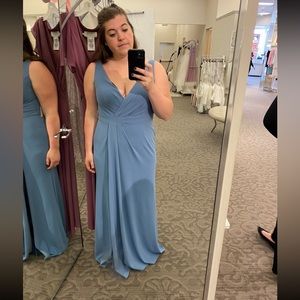 David’s Bridal Floor Length Gown / Bridesmaid Dress / Prom Dress- Size 16